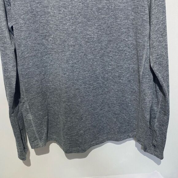 Nike Men's Gray Dri Fit Running Heathered Long Sleeve T Shirt Size Medium - Picture 8 of 9